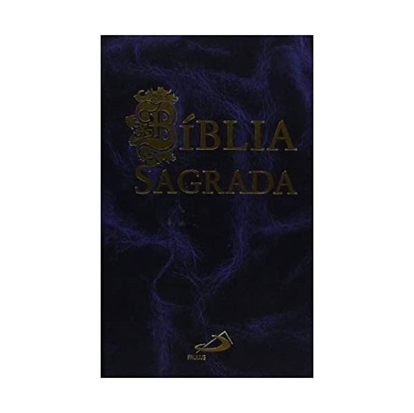 Bíblia Sagrada (Média Encadernada Azul)