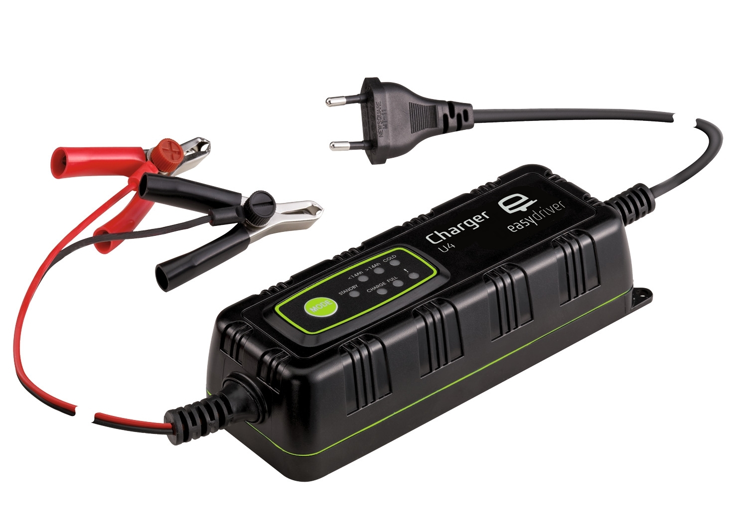 Ladegerät mit 0,8 oder 4.0 Ampere