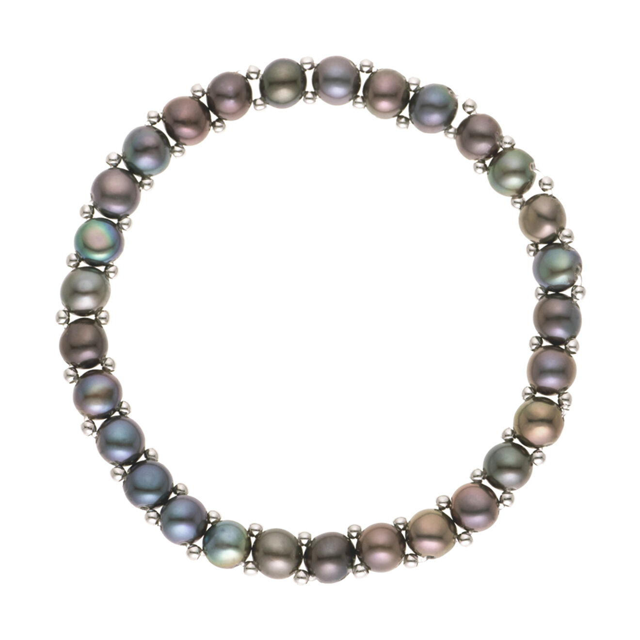Mitzuko Bracelet Rang Perles d'Eau Douce noires
