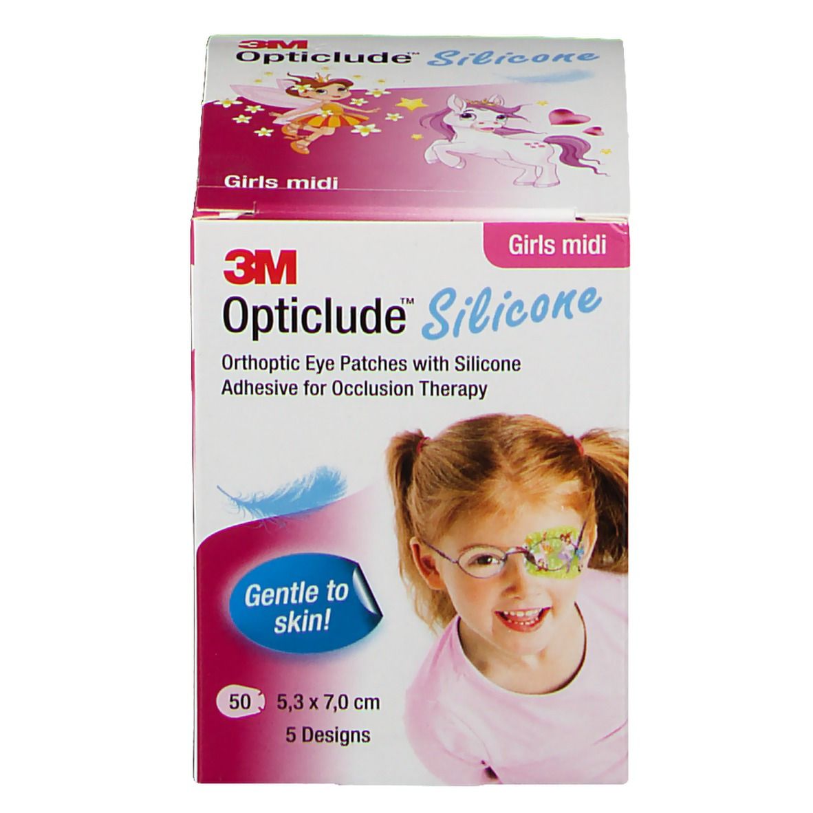 Opticlude 3M Silicone Girls midi 5,3 x 7 cm