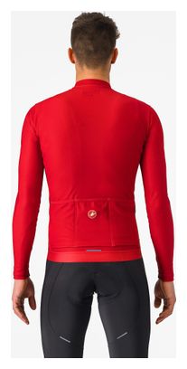 Maillot Manches Longues Castelli Espresso Thermal Rouge