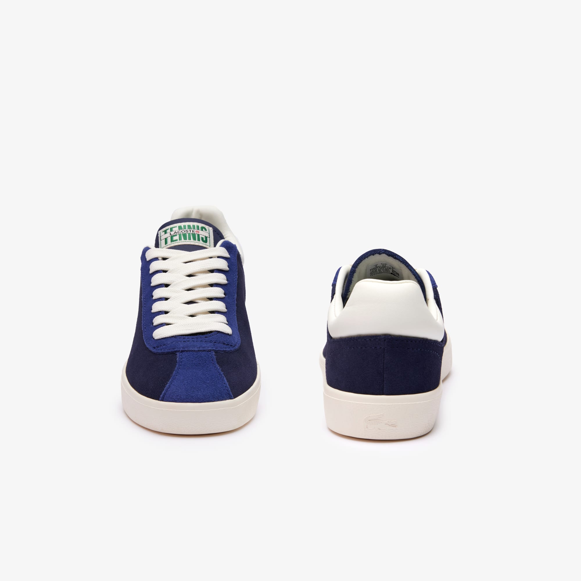 Sneakers Baseshot femme en cuir velours premium Sneakers - Bleu - Lacoste - Femme
