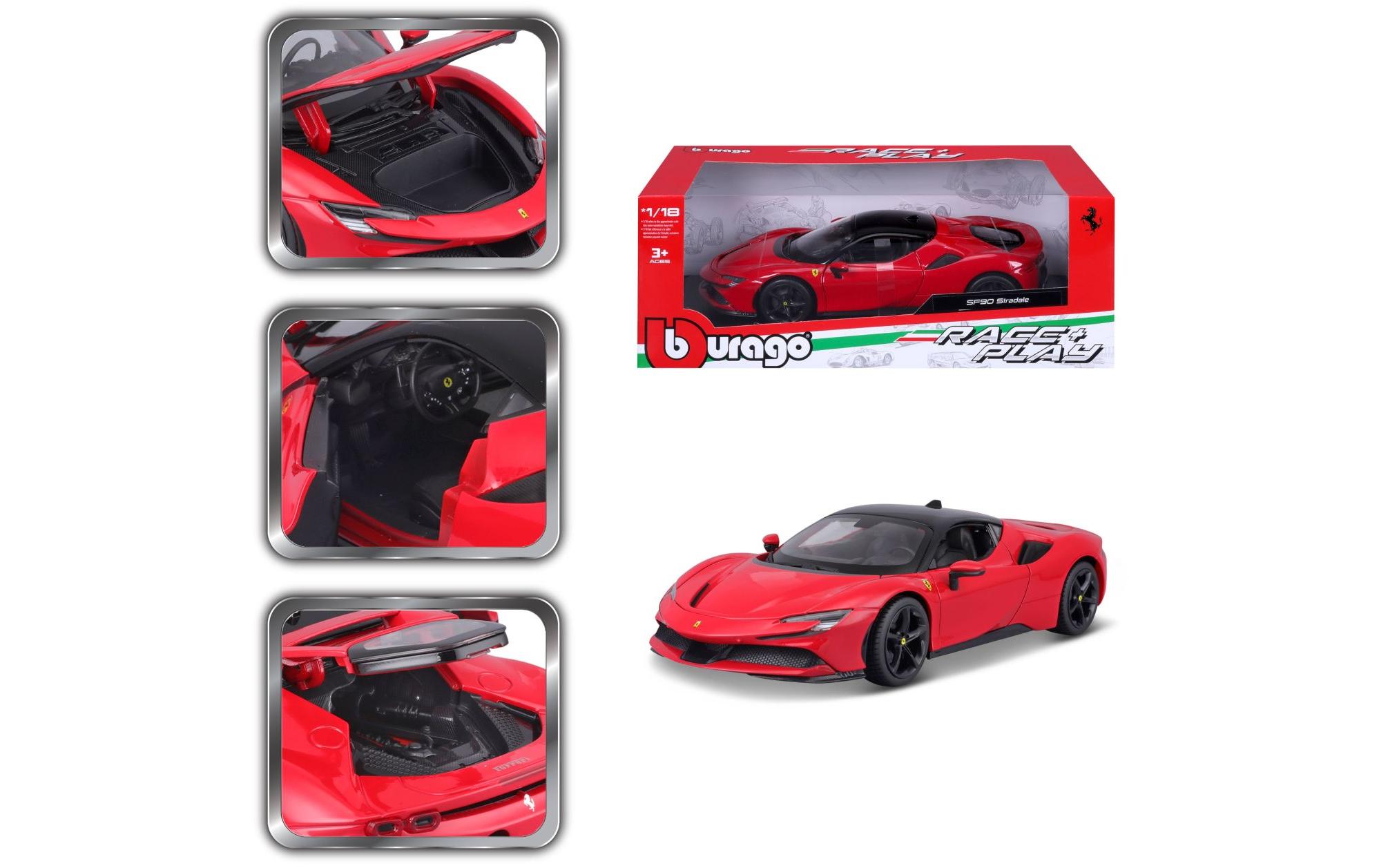Ferrari R&P SF90 Stradale Rot 1:18Sammlermodell im Massstab 1:18