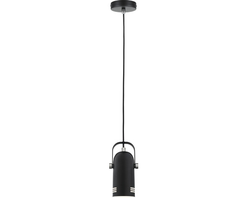 Plantenlamp, 1-lamp, HxØ 180x10 cm, zwart