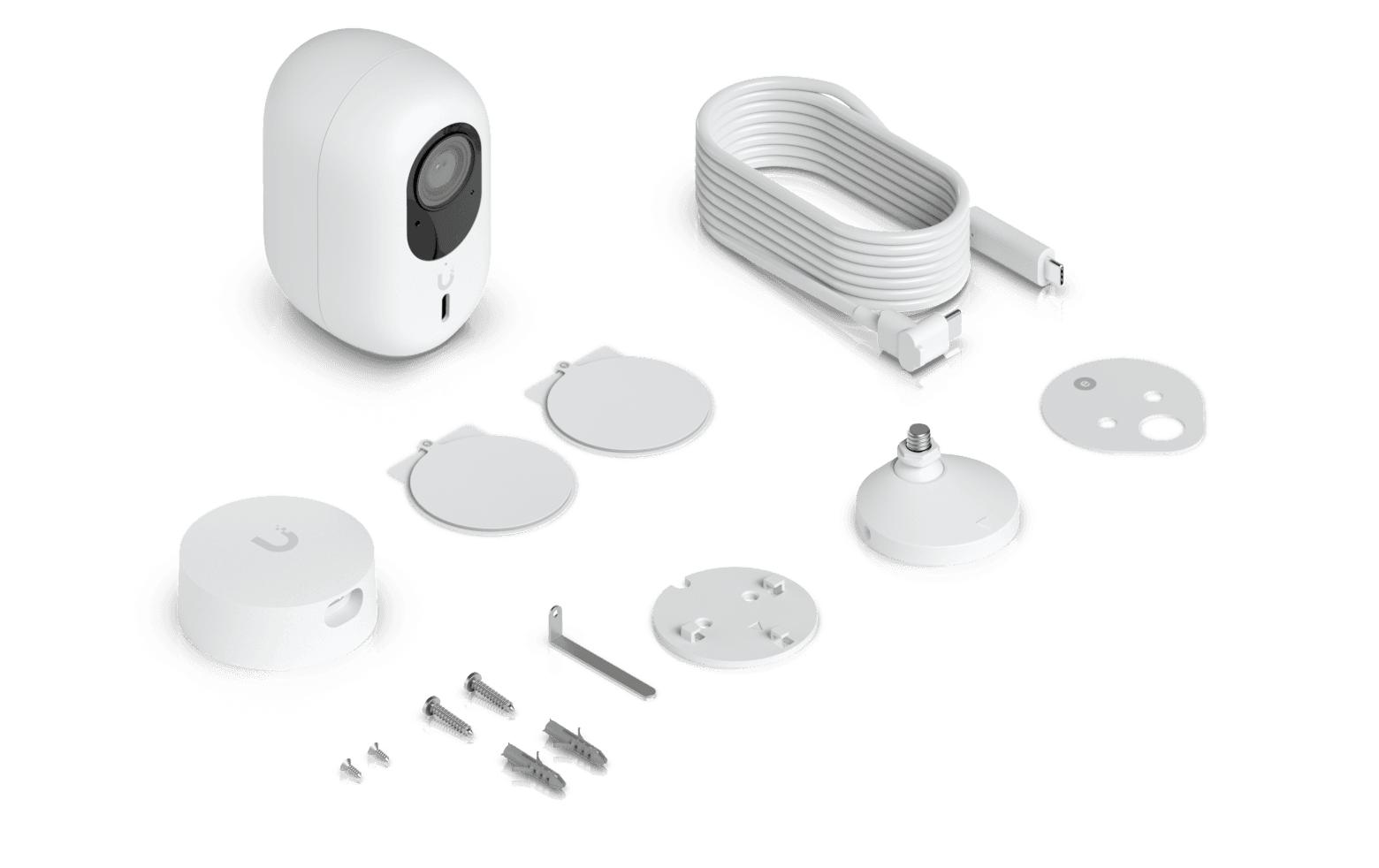 Netzwerkkamera G6 Instant Weiss<br>Plug-and-Play-Kamera mit 4K-WiFi-Verbindung, 1/1.8