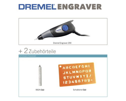 Dremel 290-1 graveermachine inclusief accessoires