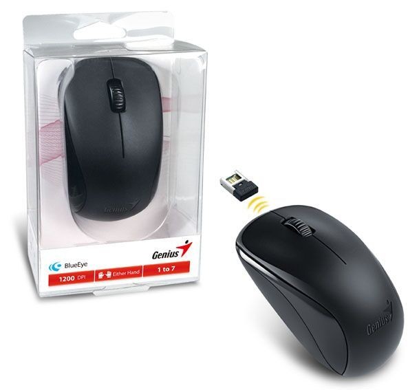 SOURIS GENIUS NX-7000 NOIR 1200DPI SANS FIL OPTIQUE USB PC