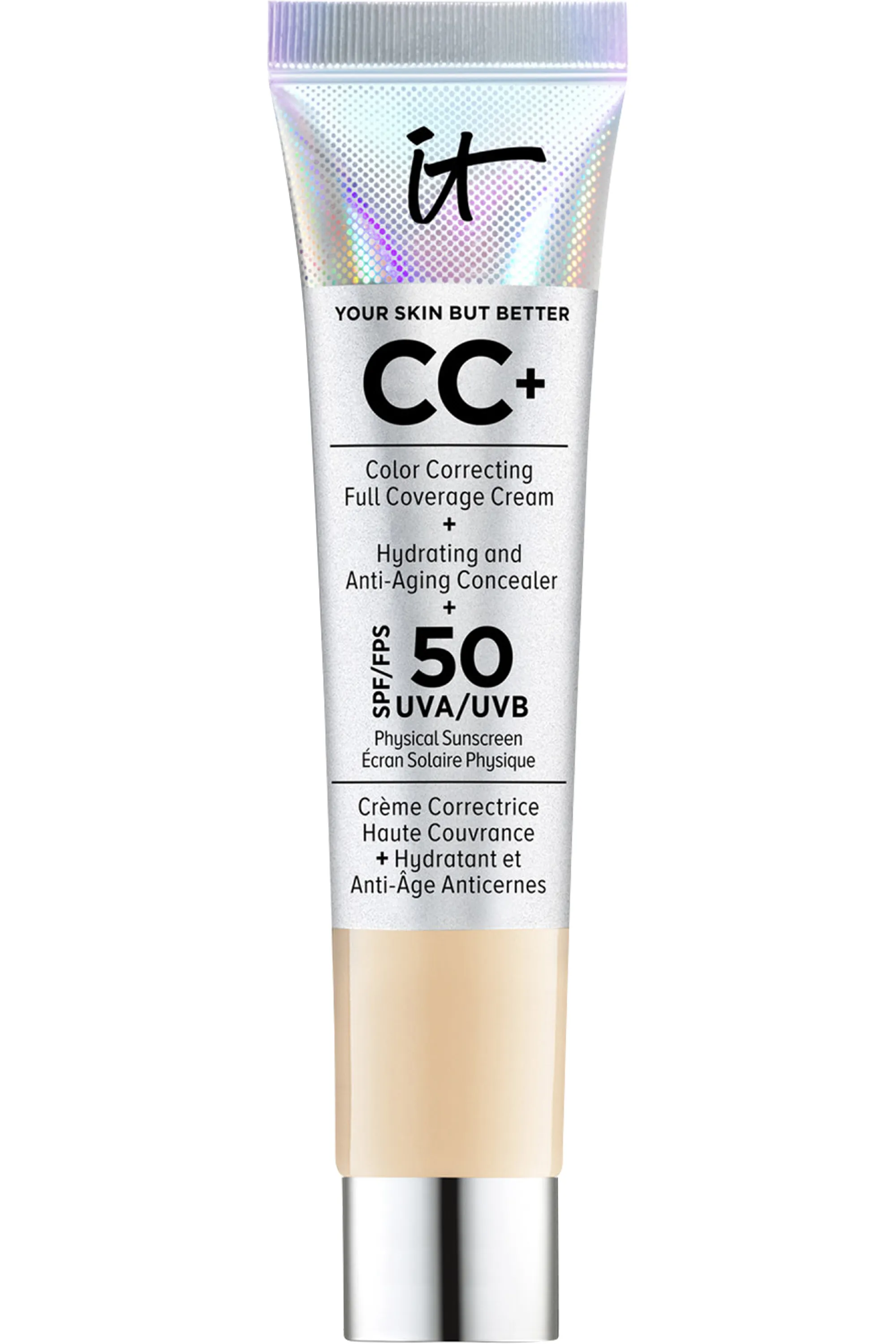 it Cosmetics CC Crème correctrice & anti-âge SPF50 Your Skin But Better™ 12mL-12 ml