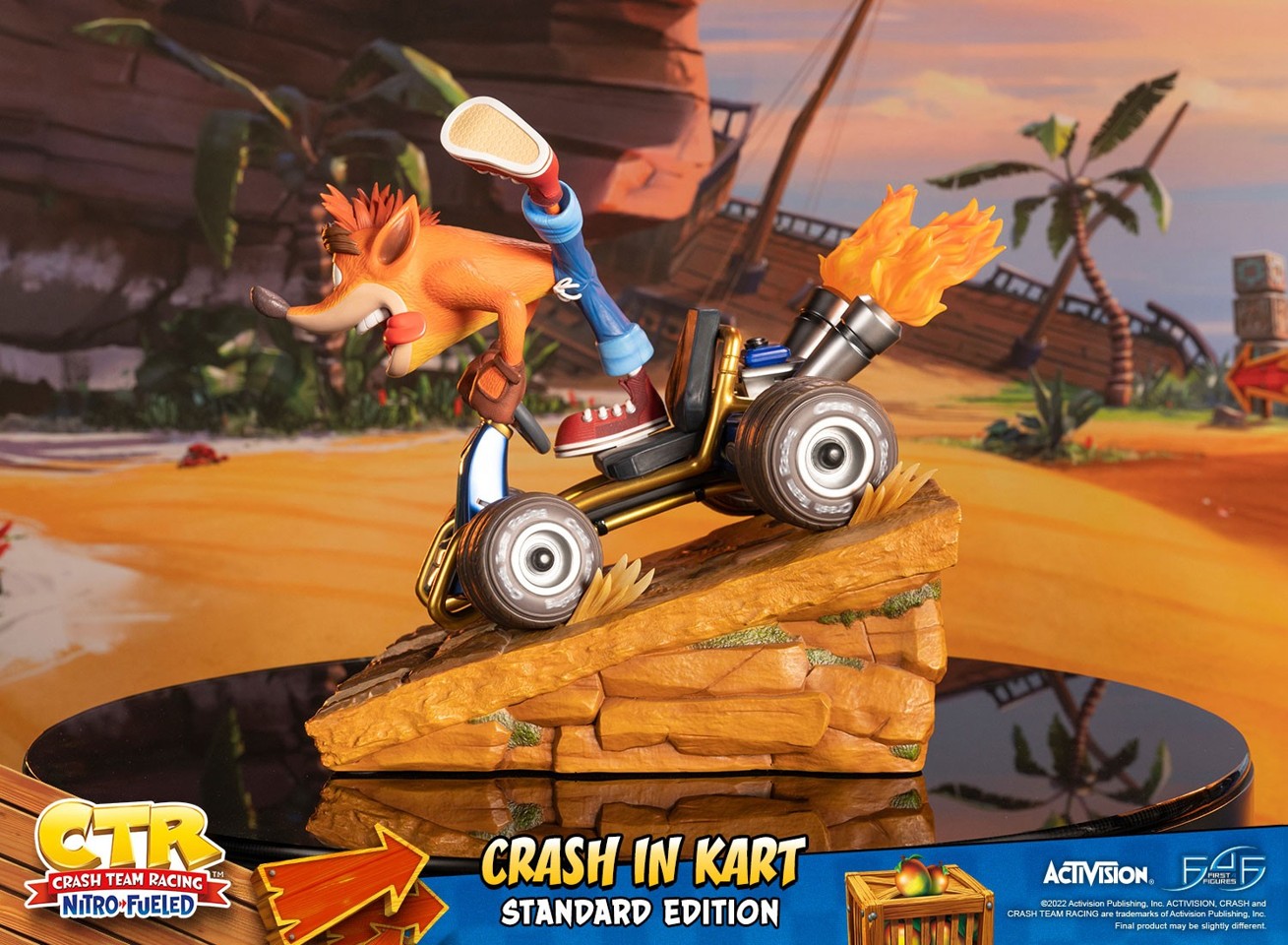 Crash Team Racing Nitro-Fueled (Crash In Kart) RESIN Statue