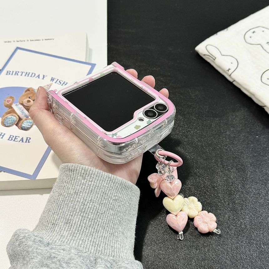 Jaguara - Bloemen telefoonhoesje / bedel / set - Samsung Flip