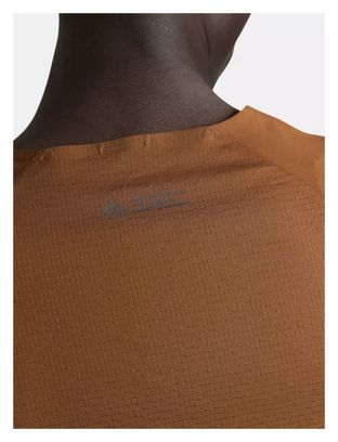 Maillot manches courtes Craft Pro Trail Marron