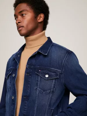 Jaqueta jeans estilo caminhoneiro