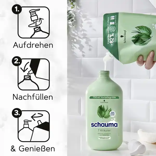 7 Kräuter Shampoo Vorteilsgröße
