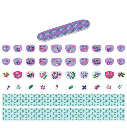 Djeco Negle Klisterm?rker - 120 stk - Petite Fleur