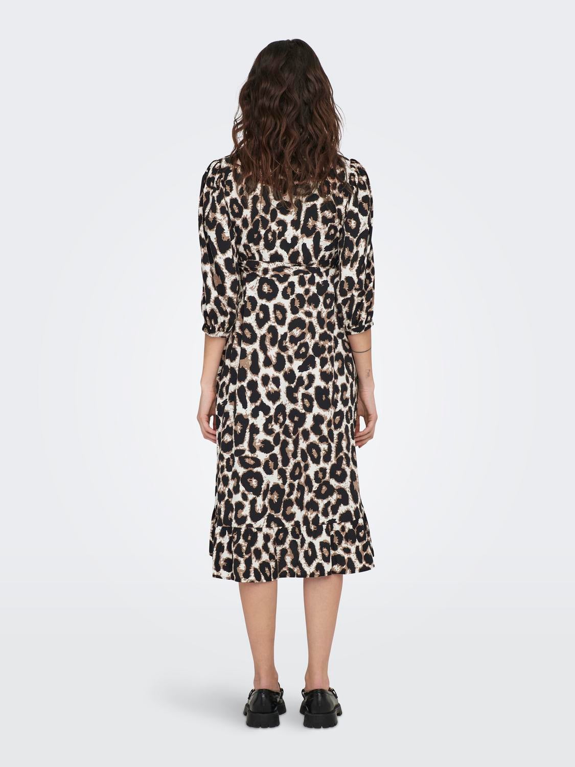 OLMOLIVIA Langes Kleid Cloud Dancer