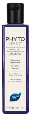 Shampooing Déjaunissant - Cheveux Gris, Blancs et Décolorés - Phyto - Flacon 250ml