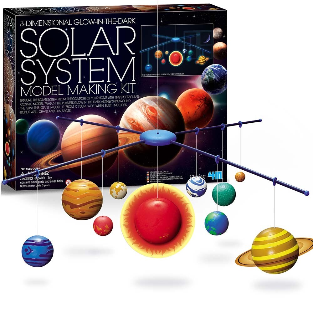4M Glowing - Model Making Kit - 3D Leuchtendes Sonnensystem