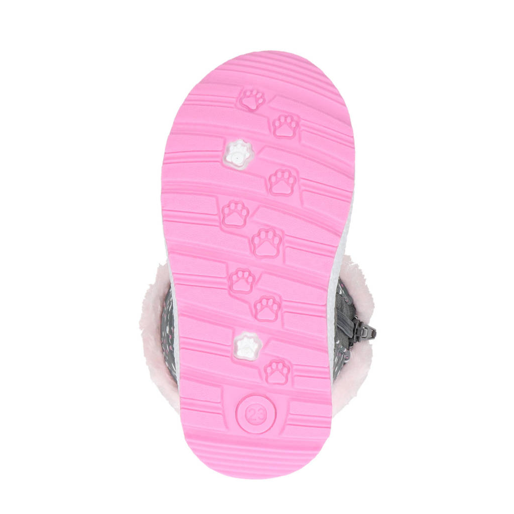Snow Fun snowboots roze/grijs