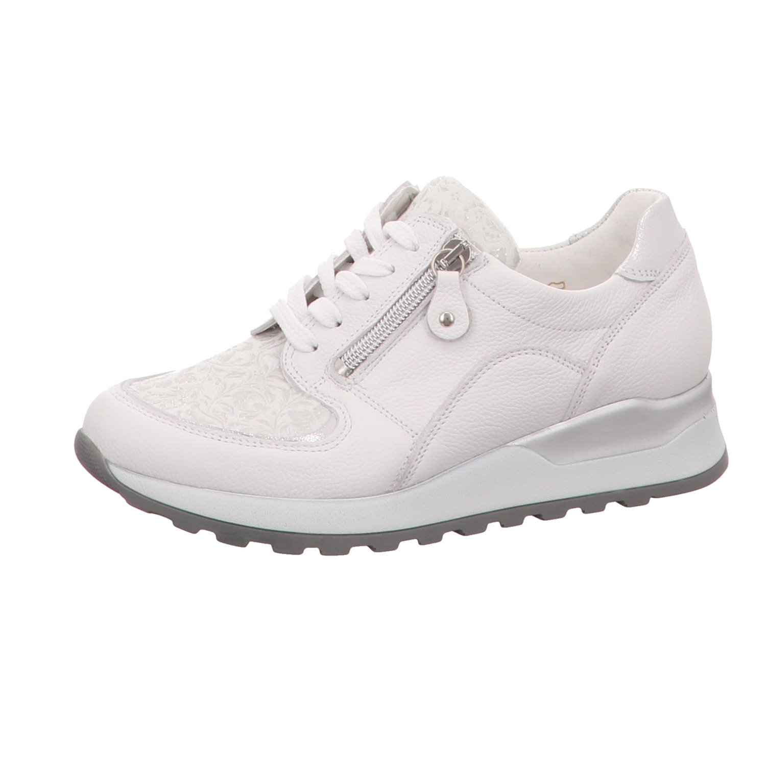 Waldläufer Sneaker weiss/weiss kombi