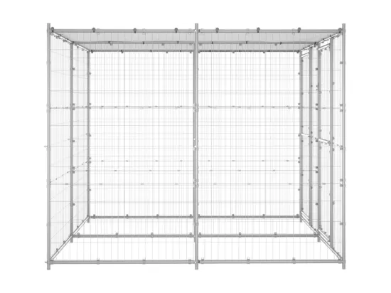 Chenil extérieur cage enclos 220 x 220 x 180 cm 02_0000444
