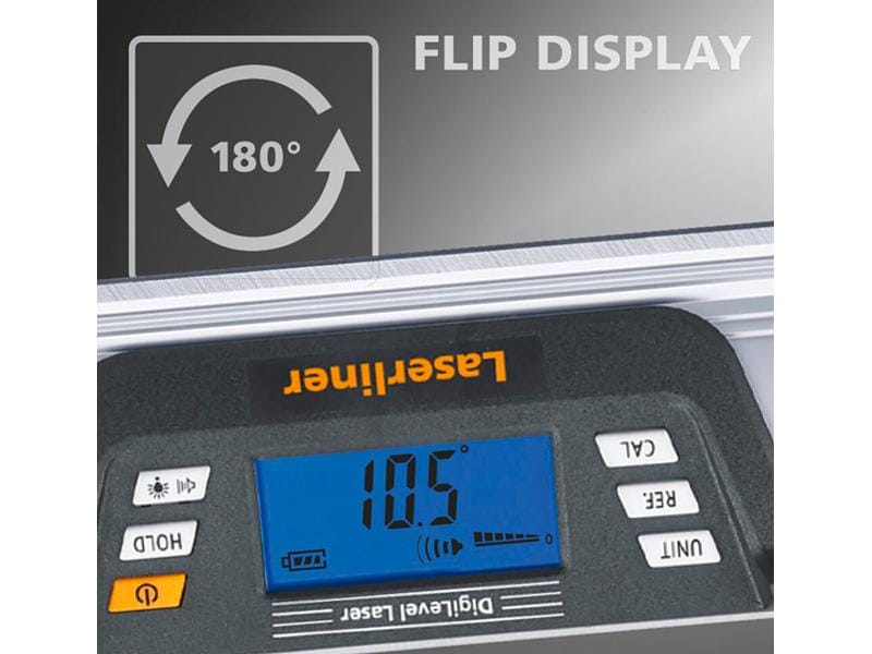 Laserliner Wasserwaage DigiLevel-Laser G40 Digitale Elektronik-Wasserwaage mit grüner Lasertechnologie