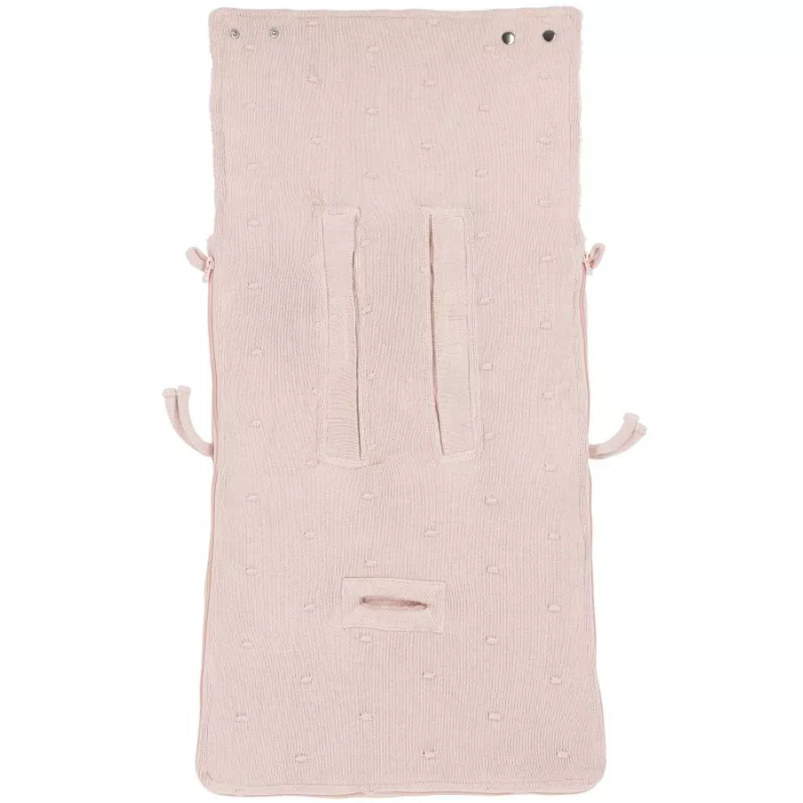 MEYCO Fußsack Mini Knots Soft Pink 40x82 cm