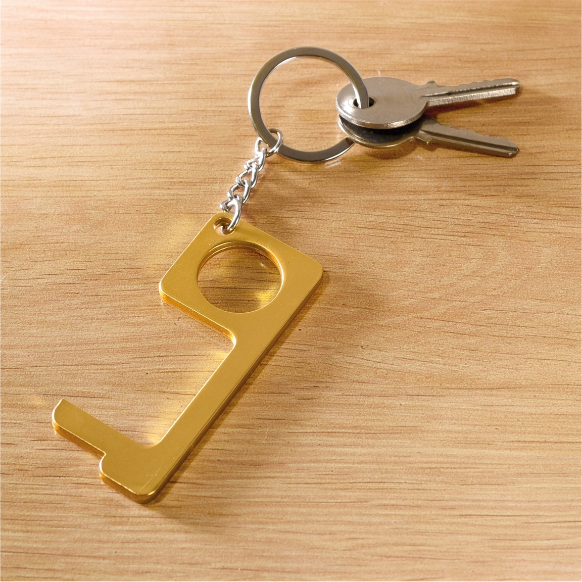 Lot de 2 porte-clés évite-contamination