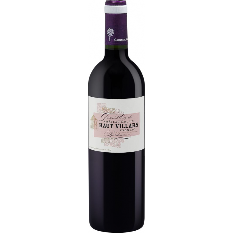 Château MOULIN HAUT VILLARS 2020 - Fronsac - par Carton de 6 bouteilles 75 cl