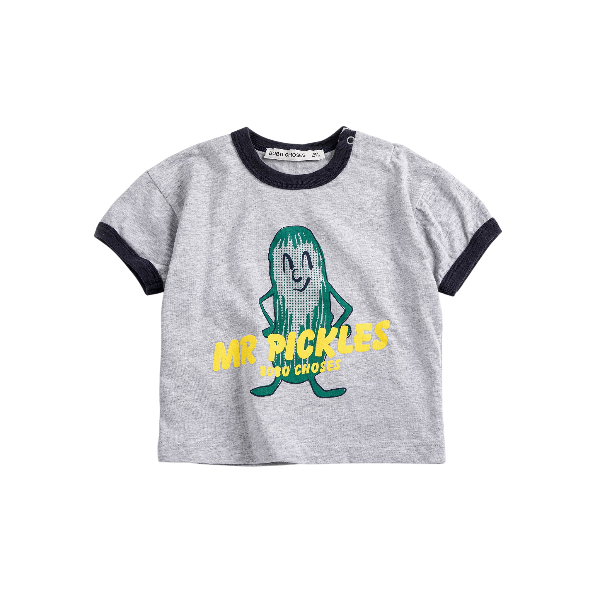 Baby T-Shirt Mr Pickles Heather Grey