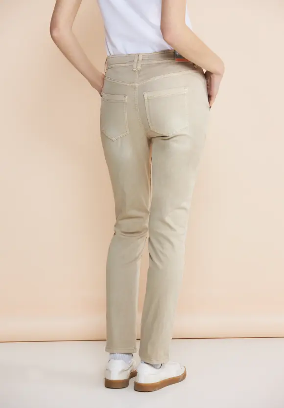 Loose Fit Jeans - soft sand washed