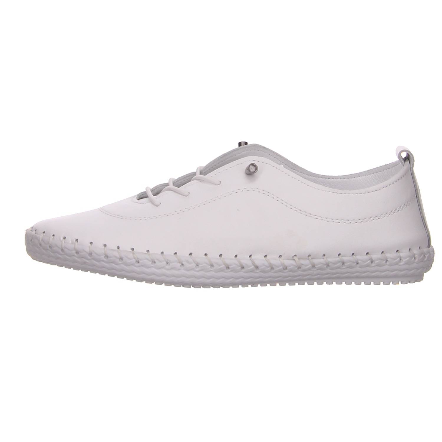 2 Go Shoes Schnürschuh weiß weiss/weiss kombi
