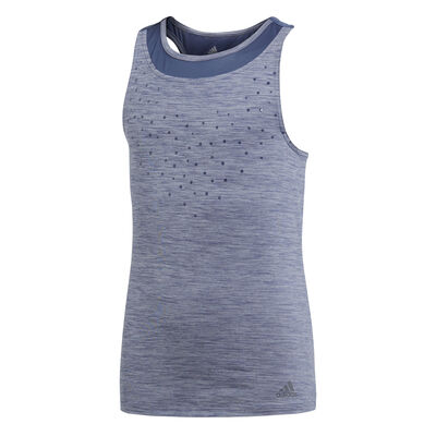 Adidas Girls Dotty Tank Treningssinglet, Nobel Indigo