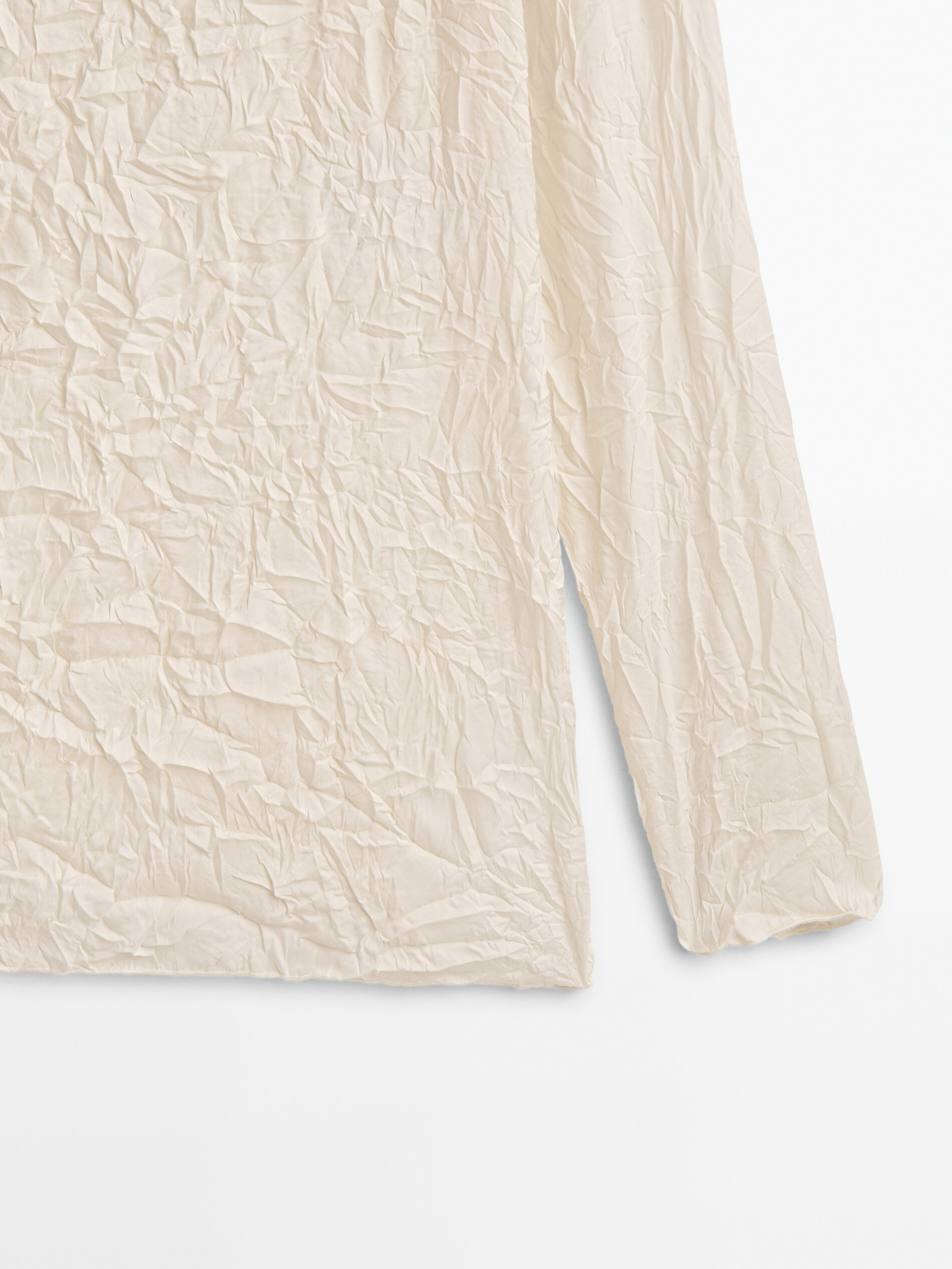 Camisa com efeito amassado - RAW