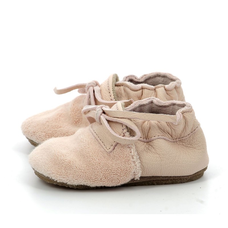 Robeez Robeez Chaussons Crêpe Fleece Rose