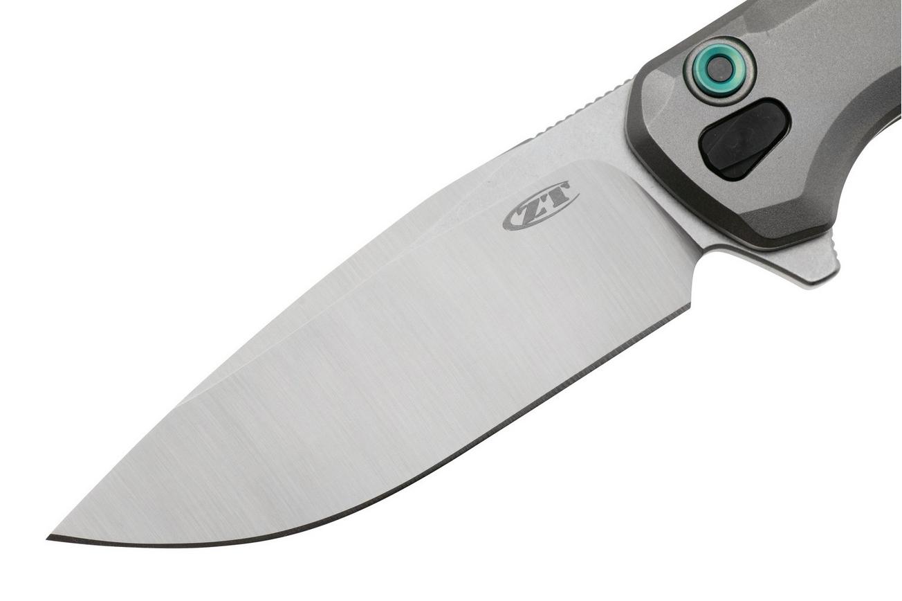 Zero Tolerance 0044 Button Lock CPM S45VN, Titanium, zakmes