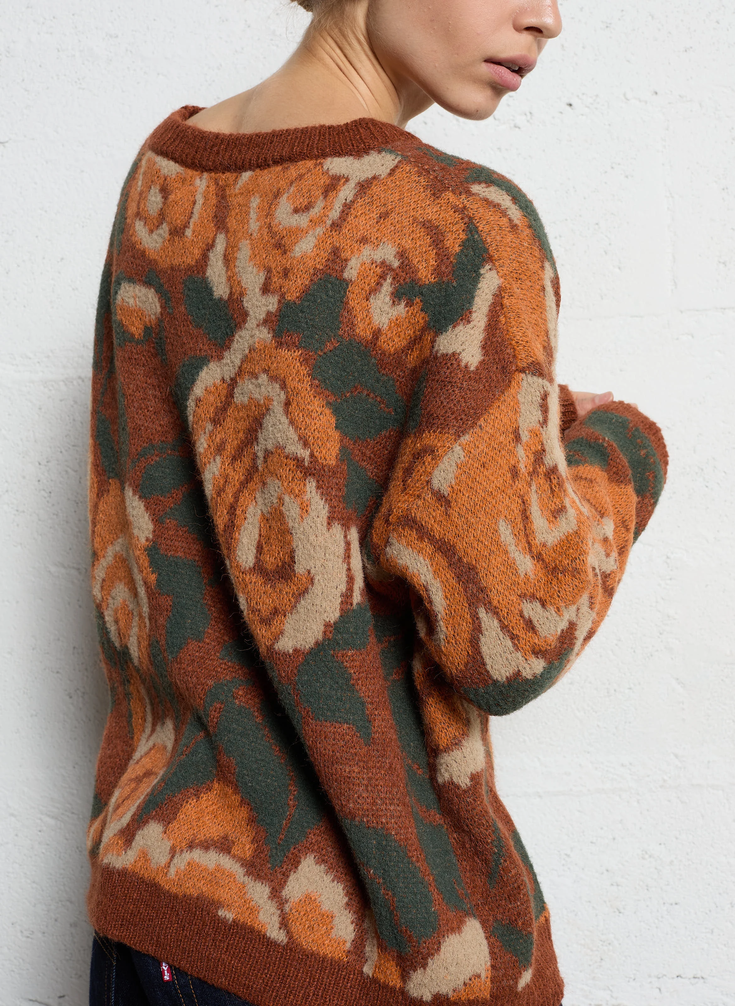 Pull col rond| Orange
