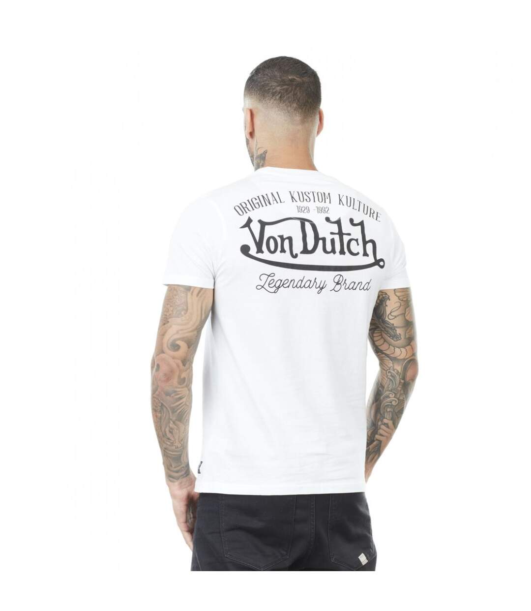 T-shirt Von Dutch homme Col rond Eye
