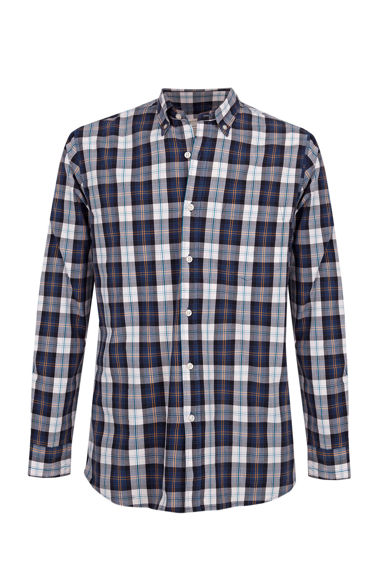 Camisa xadrez fácil de passar