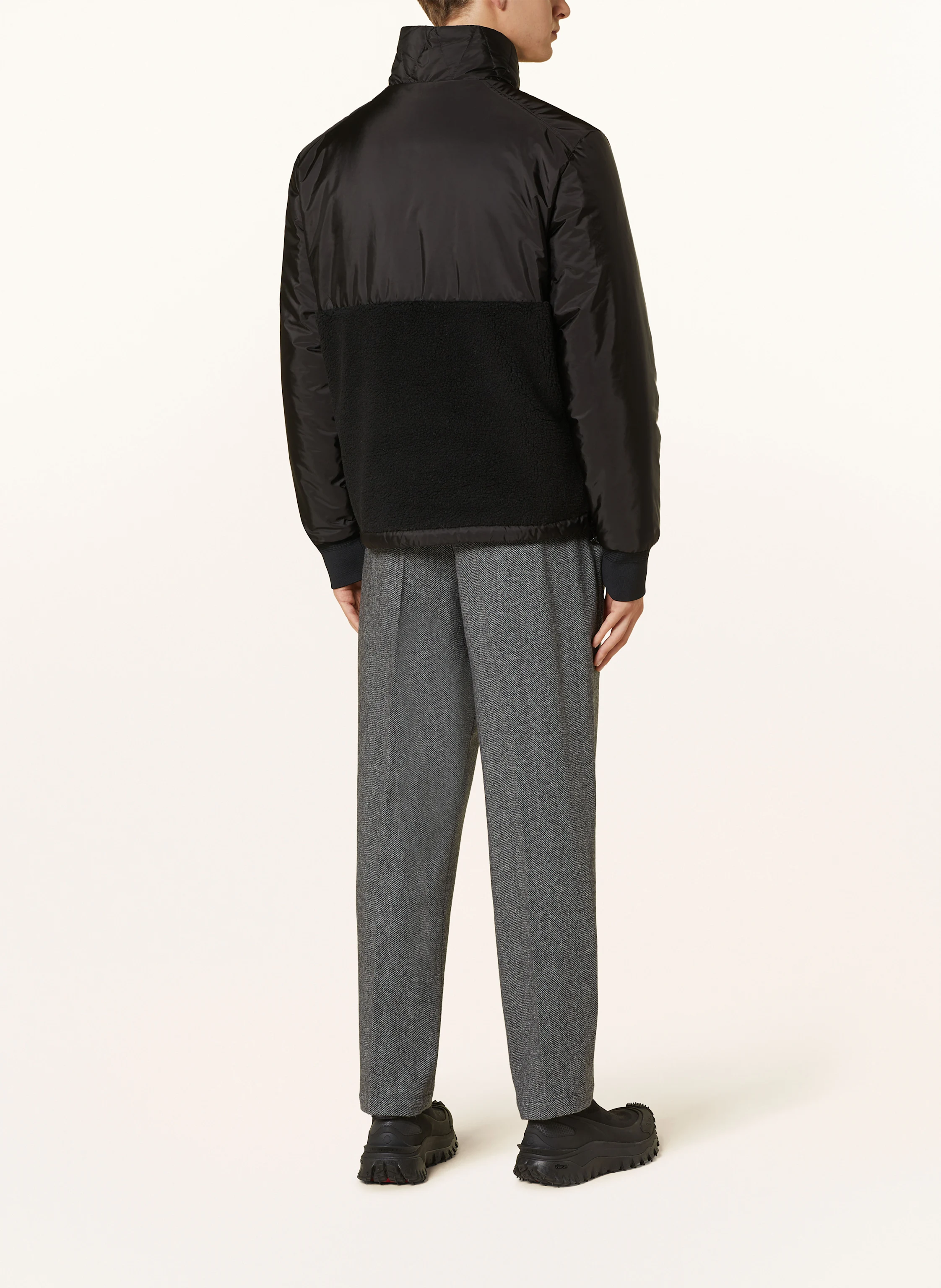 MONCLER Daunenjacke VALLORCH zum Wenden mit Teddyfell