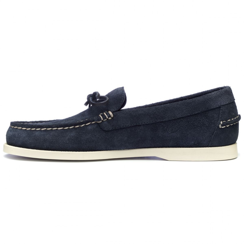 DOCKSIDES SCHOODIC BEAT OUT Blue Navy-Mocassins pour homme en cuir suede