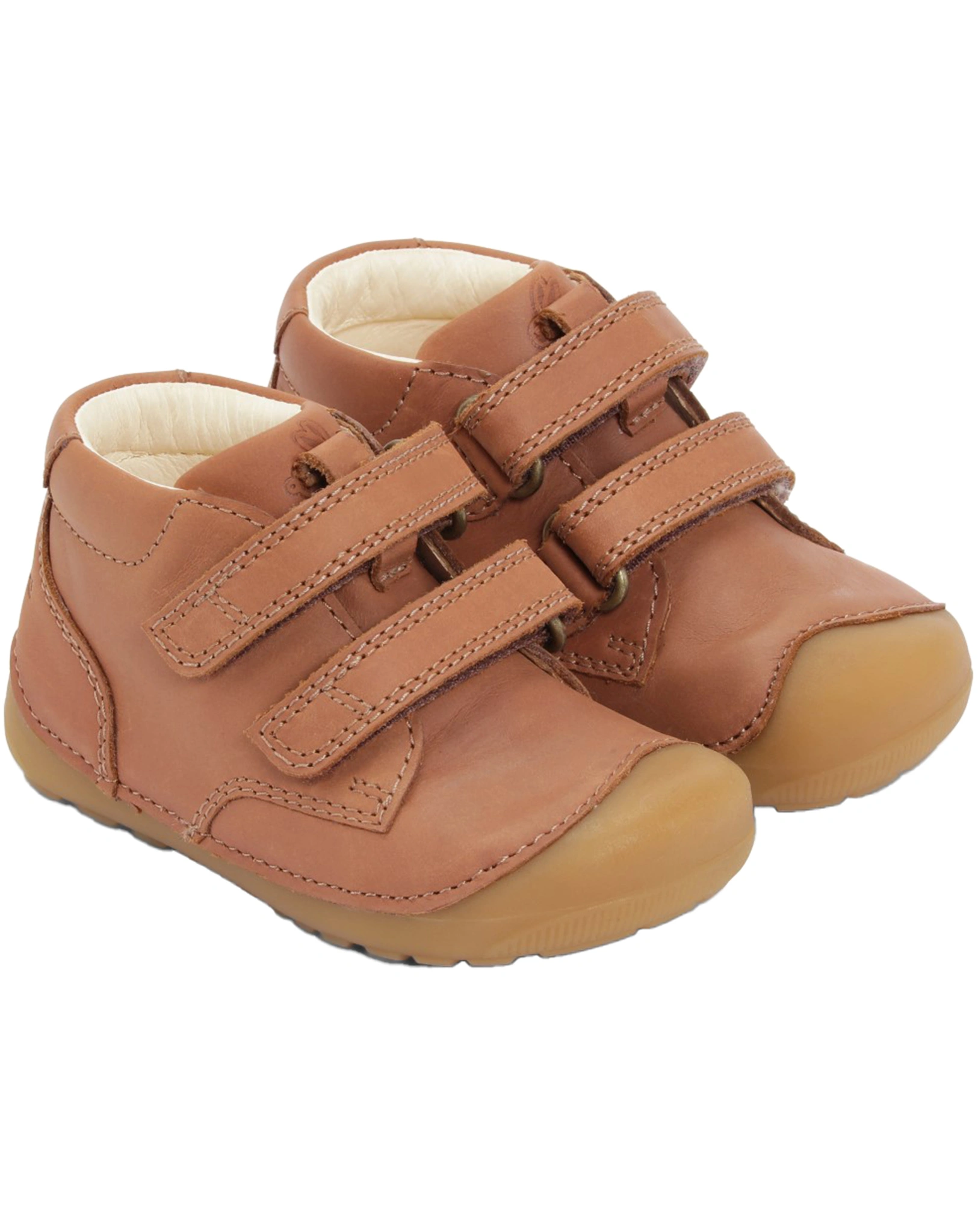 Klett-Lauflernschuhe PETIT STRAP in cognac
