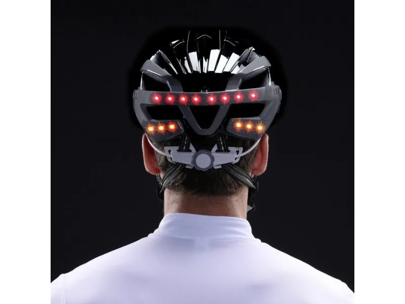Livall Smart Kask MTB MT1 Neo Intercom/LED/SOS/BT r. 58-62cm szary