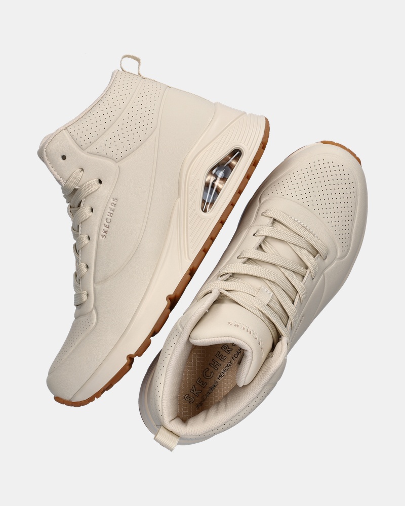 Skechers Uno Stand High Hoge sneakers  - ecru