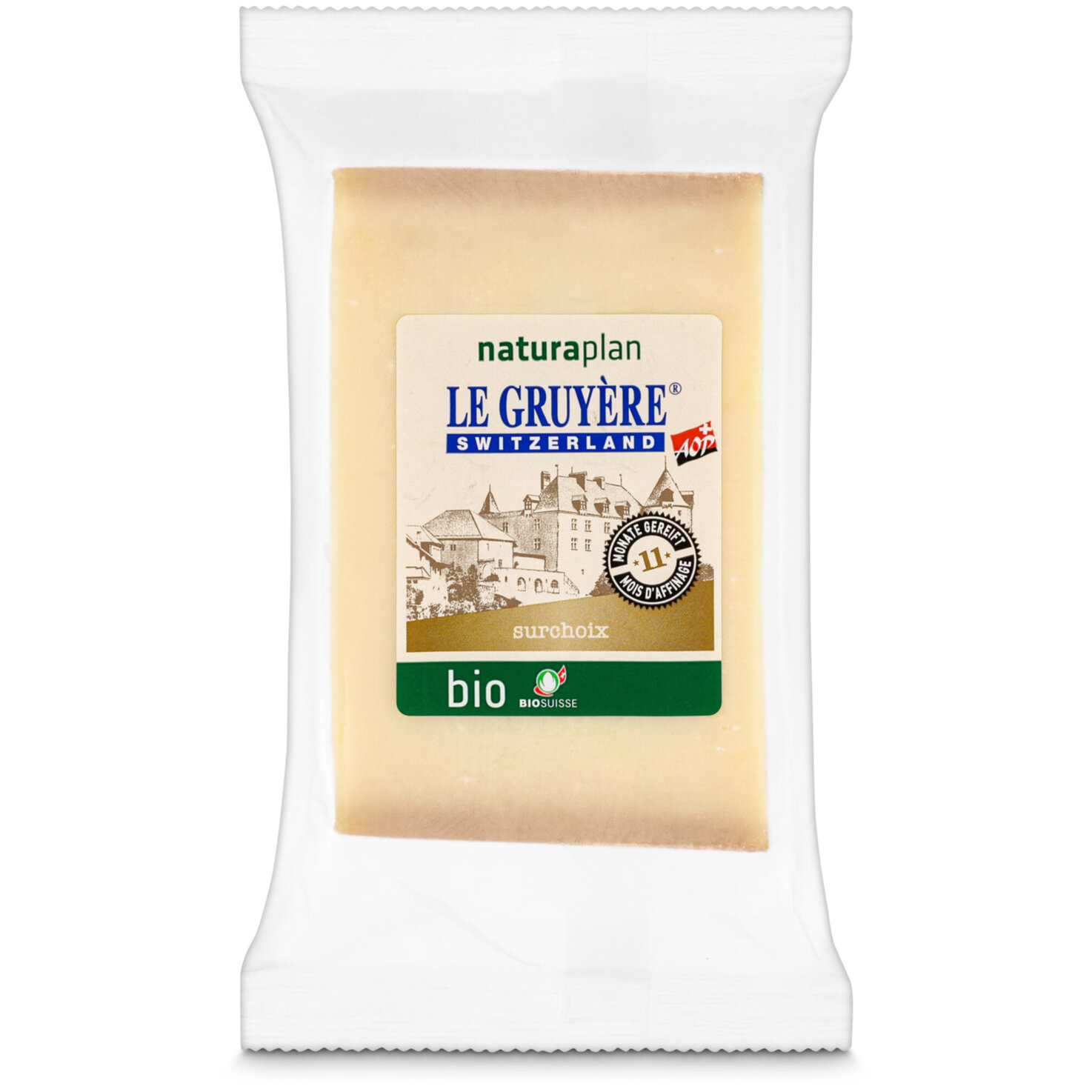 Naturaplan Bio Gruyère surchoix ca. 154g -