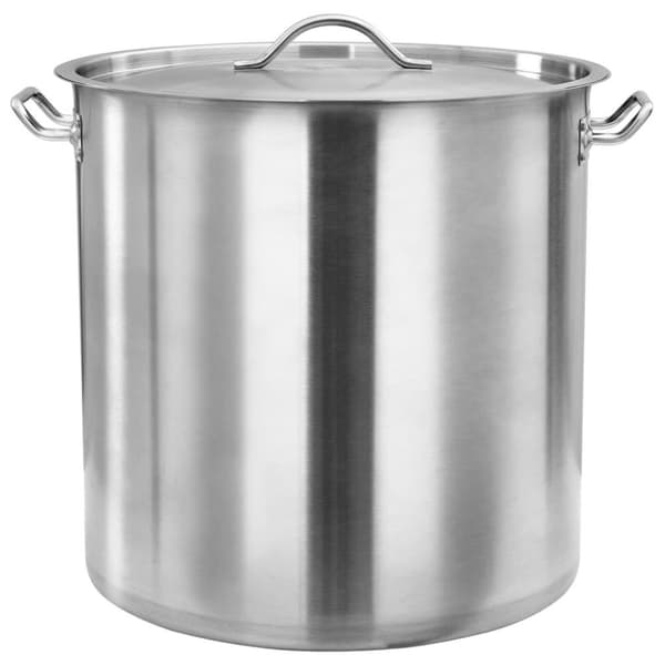 vidaXL Gryte 50 L 40x40 cm rustfritt stål