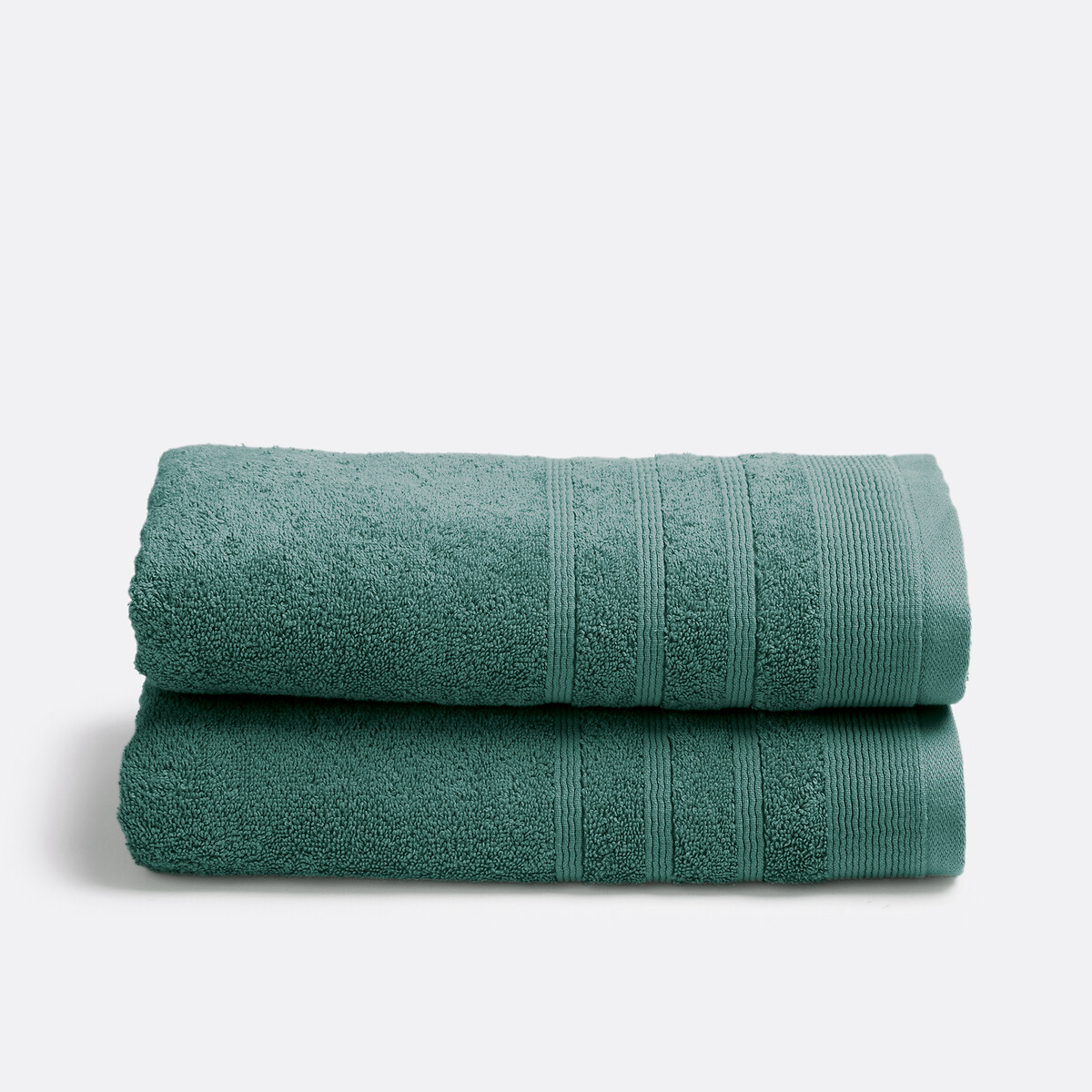 LA REDOUTE INTERIEURS<br>Conjunto de 2 toalhas felpudas 600 g/m², Zavara
