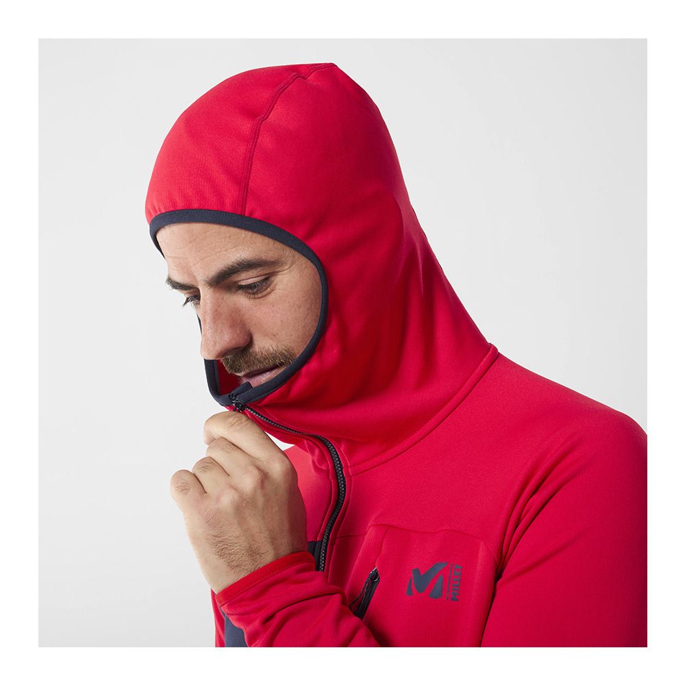 Millet SENECA - Polaire Homme saphir/rouge