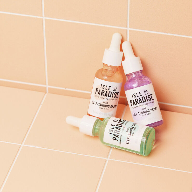 Isle of Paradis SELF TANNING DROPS PEACH 30ML