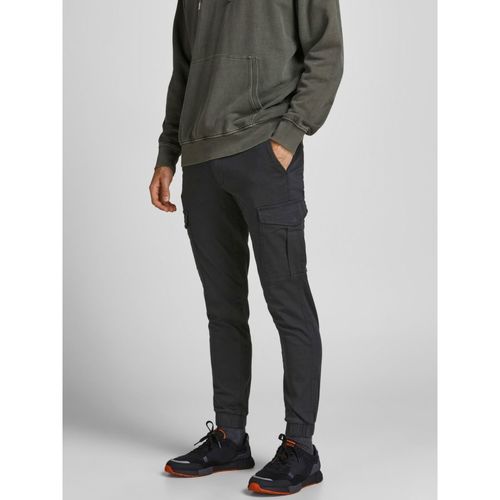 Jack & Jones - 12186889 MARCO CUFFED-BLACK Negro