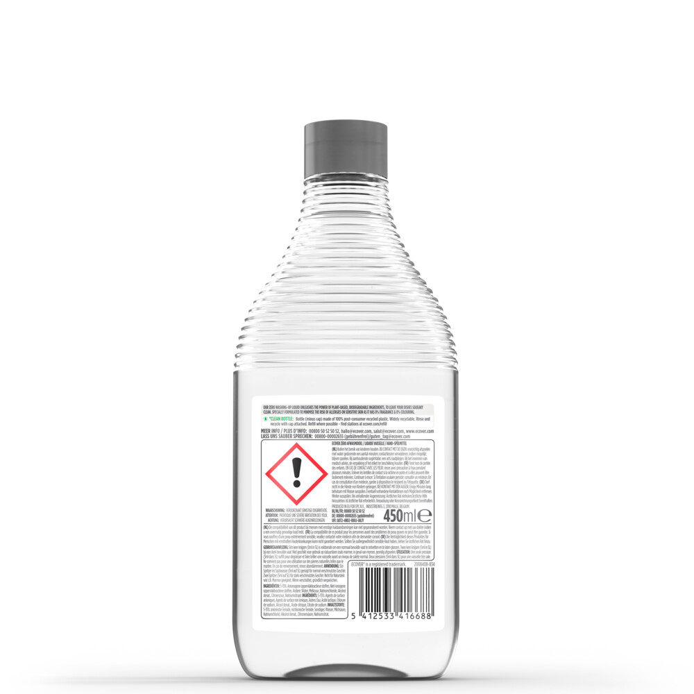 Ecover Afwasmiddel Zero450 ml